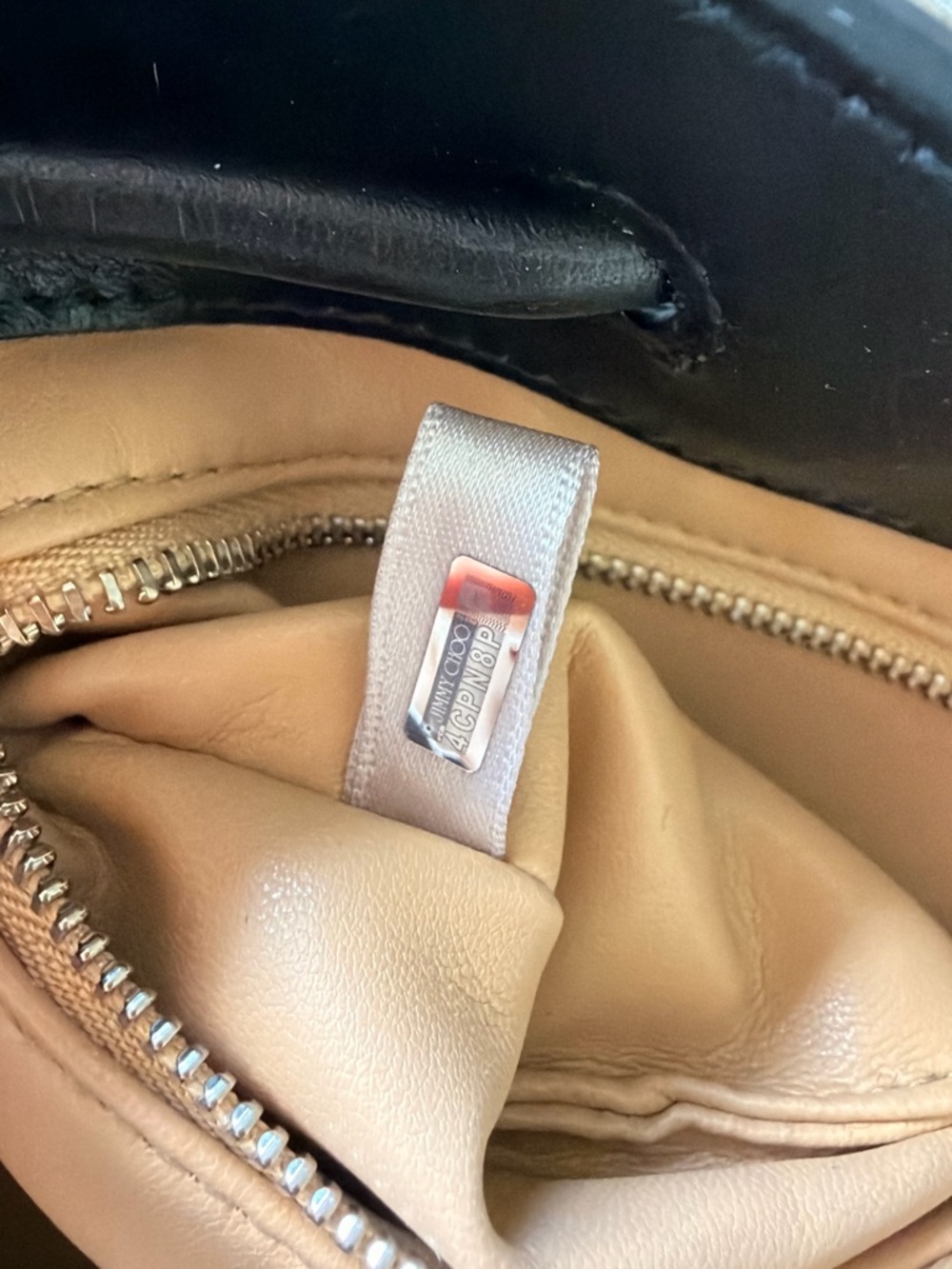 SOLD! Jimmy Choo Cinch M Cow Print Shoulder Bag - Picture 10 of 15